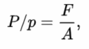Công thức tính áp suất trong toán học