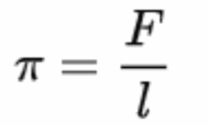 Công thức tính Áp suất bề mặt
