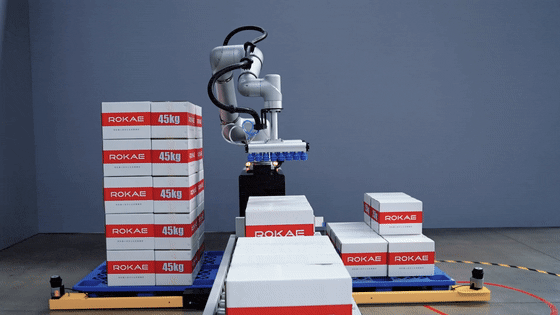 ROKAE Ra Mắt Trạm Đóng Pallet Cộng Tác Thông Minh Tải Trọng 45kg 3 rokae 3 rokae 3 ROKAE Ra Mắt Trạm Đóng Pallet Cộng Tác Thông Minh Tải Trọng 45kg
