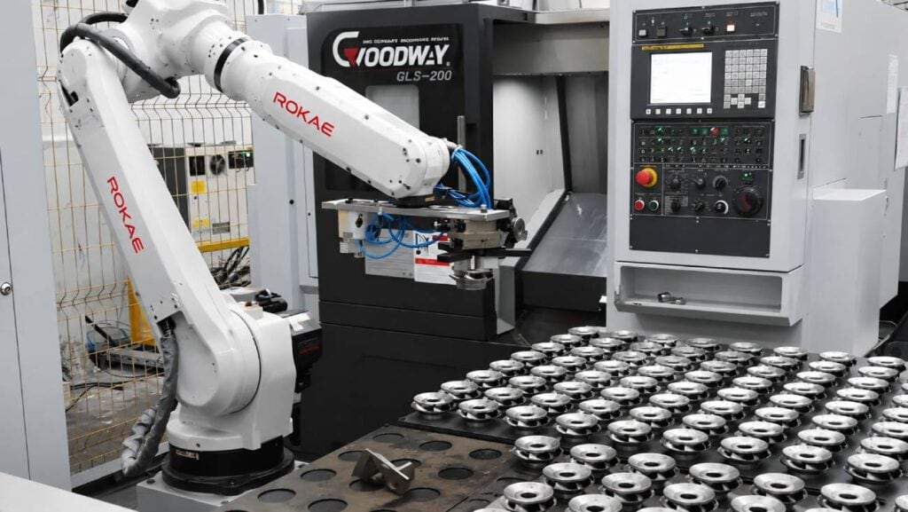 Robot Cấp Phôi Máy CNC: Giải Pháp Tự Động Hóa Gia Công Cơ Khí Hiệu Quả 1 cap phoi cnc 3 auto draft Robot Cấp Phôi Máy CNC: Giải Pháp Tự Động Hóa Gia Công Cơ Khí Hiệu Quả