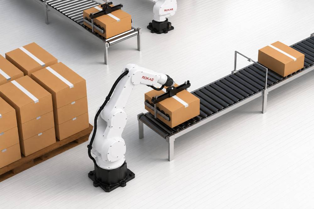 Palletizing và depalletizing robot khác nhau thế nào trong sản xuất? 1 palletizing auto draft Palletizing và depalletizing robot khác nhau thế nào trong sản xuất?