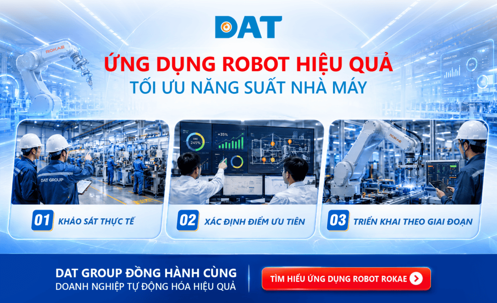 Robot gắp đặt thùng carton: Giải pháp tự động hóa đóng gói cho nhà máy thực phẩm 1 ung dung robot hieu qua robot gap dat thung carton giai phap tu dong hoa dong goi cho nha may thuc pham Robot gắp đặt thùng carton: Giải pháp tự động hóa đóng gói cho nhà máy thực phẩm