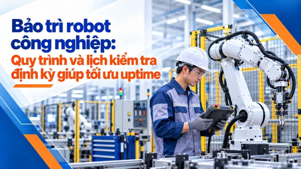 Bảo trì robot công nghiệp: Quy trình và lịch kiểm tra 1 bảo trì robot
