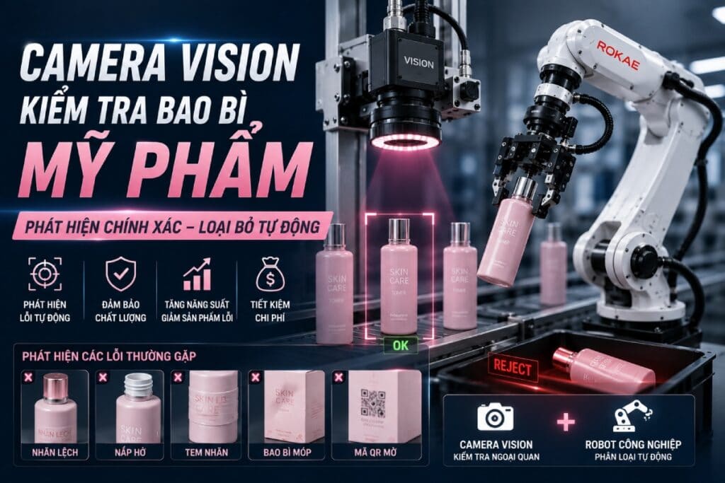 Camera Kiểm Tra Bao Bì Mỹ Phẩm Giúp Kiểm Soát Chất Lượng Như Thế Nào? 1 Camera Kiểm Tra Bao Bì Mỹ Phẩm