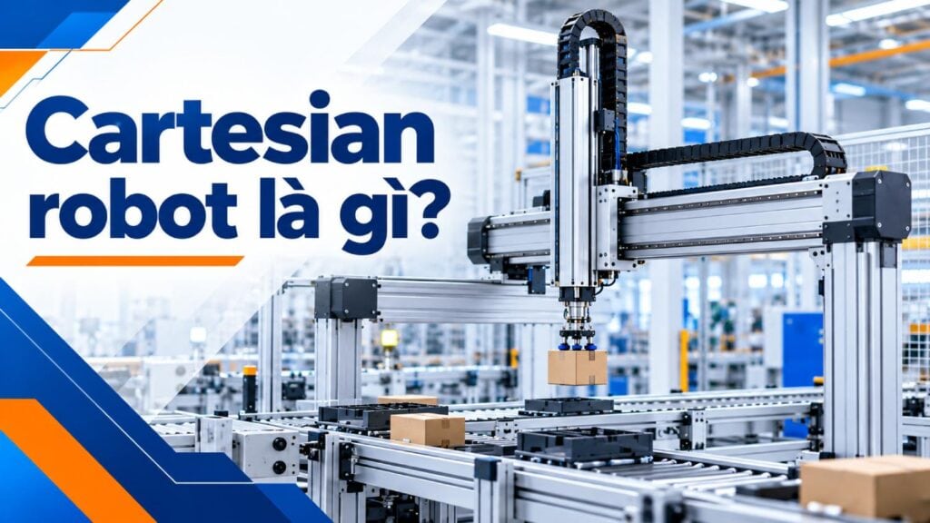 Cartesian robot là gì? Cấu tạo, phân loại và ứng dụng 1 Cartesian robot