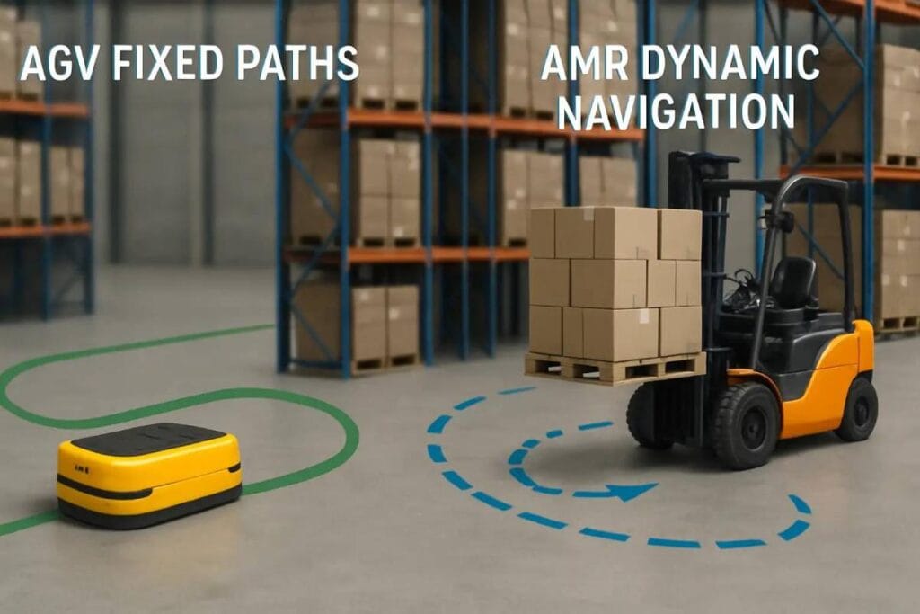 AGV là gì? Ứng dụng Automated Guided Vehicle trong nhà kho 3 agv là gì
