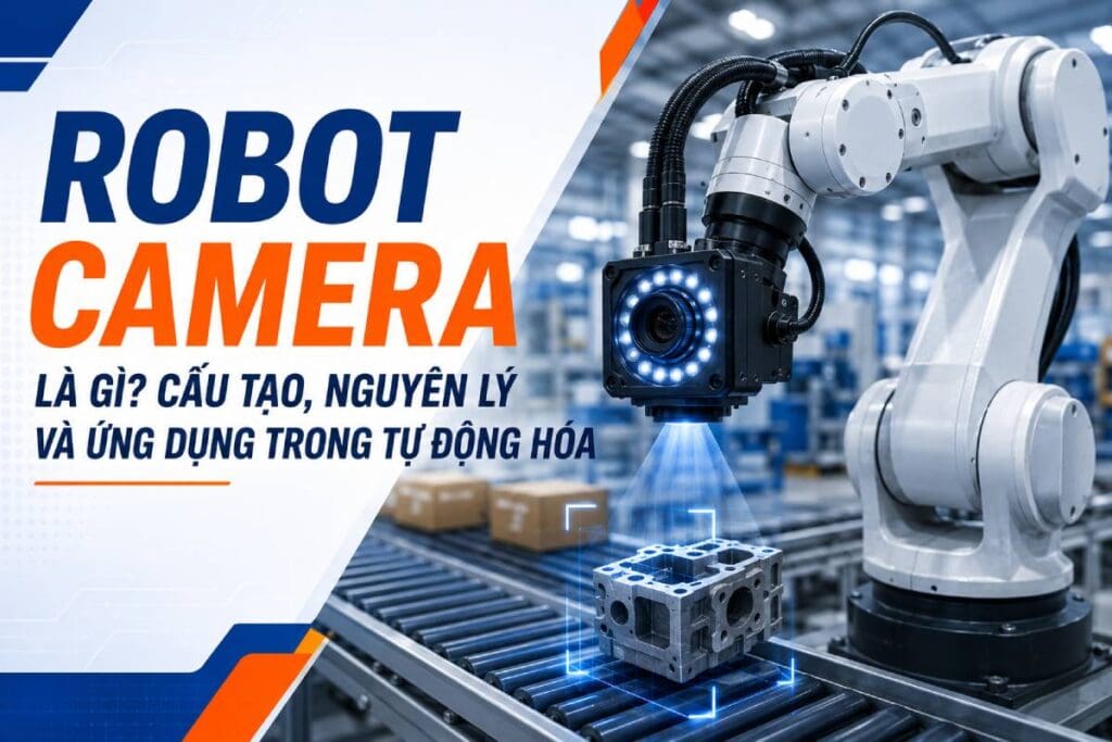 Robot Camera là gì? Cấu tạo, nguyên lý và ứng dụng trong tự động hóa công nghiệp 1 robot camera la gi robot camera la gi cau tao nguyen ly va ung dung trong tu dong hoa cong nghiep Robot Camera là gì? Cấu tạo, nguyên lý và ứng dụng trong tự động hóa công nghiệp