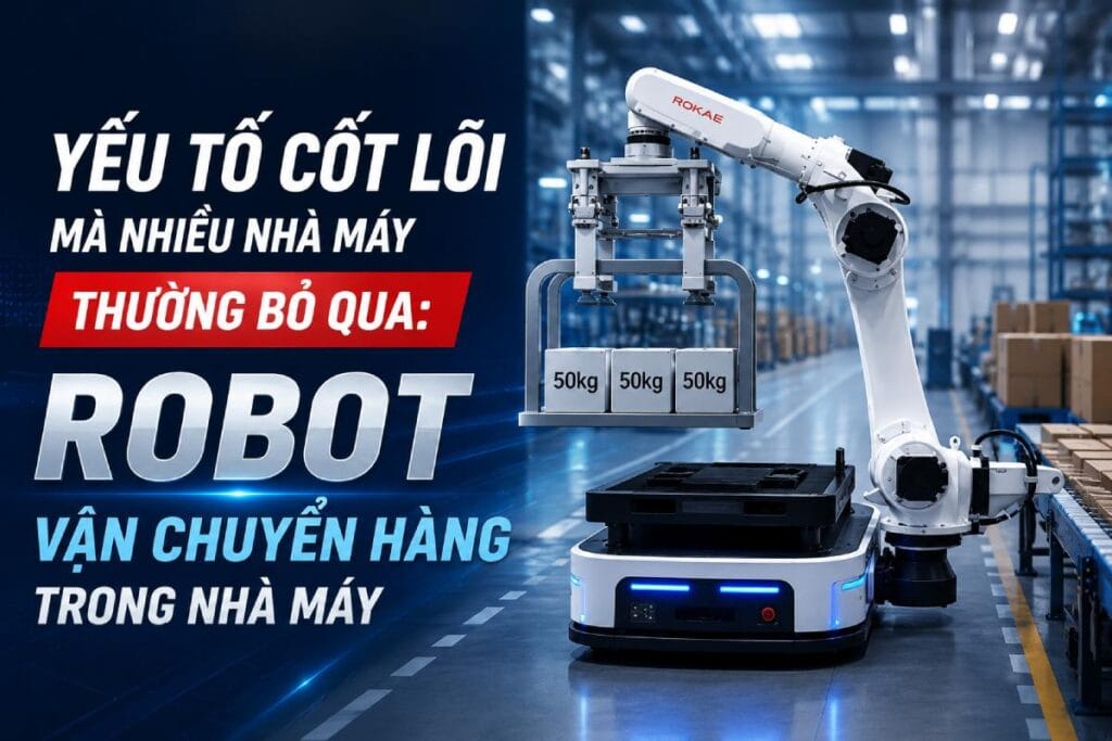 Yếu Tố Cốt Lõi Mà Nhiều Nhà Máy Thường Bỏ Qua: Robot Vận Chuyển Hàng Trong Nhà Máy 1 robot chuyen hang yeu to cot loi ma nhieu nha may thuong bo qua robot van chuyen hang trong nha may Yếu Tố Cốt Lõi Mà Nhiều Nhà Máy Thường Bỏ Qua: Robot Vận Chuyển Hàng Trong Nhà Máy