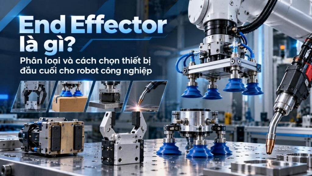 End Effector là gì? Phân loại và cách chọn tay gắp robot 1 End Effector