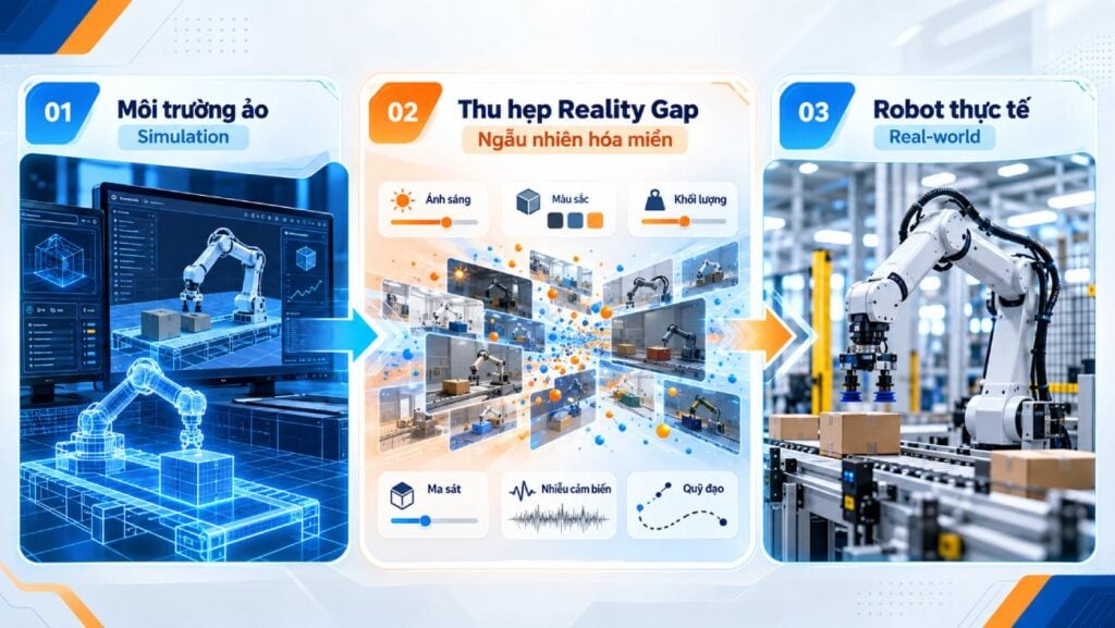 Sim2Real là gì? Phương pháp chuyển giao mô phỏng tự động hóa 2 so do the hien quy trinh sim2real la gi phuong phap chuyen giao mo phong tu dong hoa Sim2Real là gì? Phương pháp chuyển giao mô phỏng tự động hóa